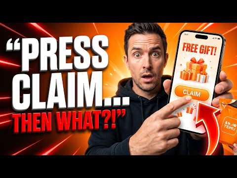 Temu FREE Gift 🚨 What Happens Right After You Press “Claim”?