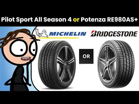 Michelin Pilot Sport All Season 4 or Bridgestone Potenza RE980AS+ (Comparison and Review)