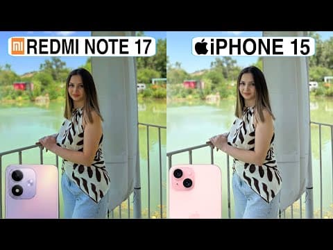 Redmi Note 17 5G Vs iPhone 17 Camera Test Comparison