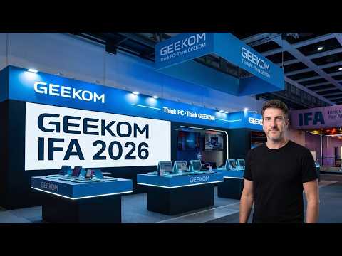 Why EVERYONE is Talking About the GEEKOM X Series Laptops from IFA 2026!