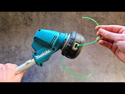 How to Change Trimmer Line on ANY String Trimmer - Stihl, Ryobi ,Echo ,Ego ,Honda, Dewalt Husqvarna