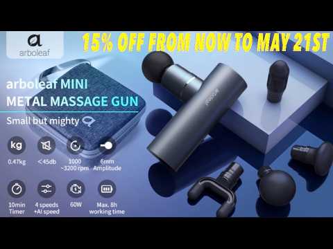 ARBOLEAF CM20C powerful mini massager - HERVEs WORLD - Episode 750
