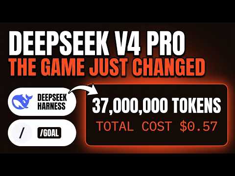 DeepSeek V4 Pro + DeepSeek Harness: Full Apps INSTANTLY ($0.56)