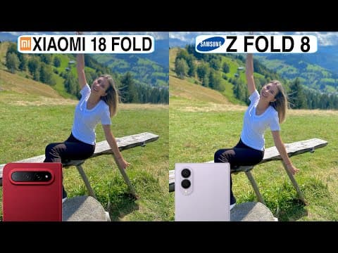 Xiaomi 18 Fold Vs Samsung Galaxy Z Fold 8 Camera Test Comparison