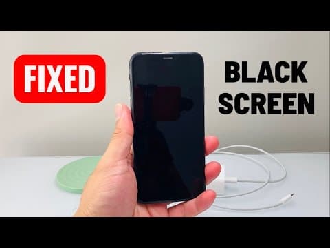 How To Fix iPhone X Black Screen Of Death