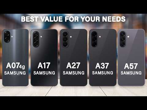 Samsung Galaxy A07 Vs Galaxy A17 Vs Galaxy A27 Vs Galaxy A37 Vs Galaxy A57 | Galaxy A Series 2026