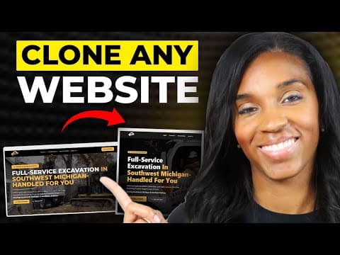 Watch Me Clone Stunning $5,000 Websites in Minutes (For FREE)