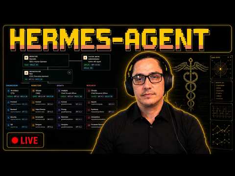 Hermes Agent Atlas Plugin (LIVE: Watch Me Work)