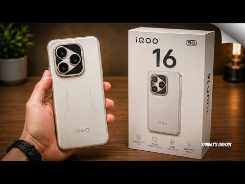 iQOO 16 First Look, Features, Specs, Price, Release Date