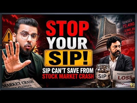 Stop Your SIP? | SIP Canโt Save from Stock Market Crash?