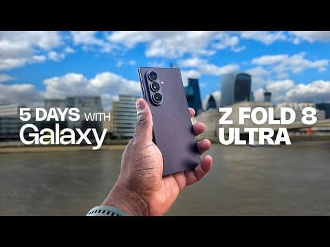 A Week in Life with Samsung Galaxy Z Fold 8 Ultra in London!