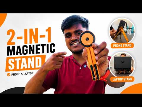 KAPAVER HaloStand: Phone and Laptop Stand in One! 🔥