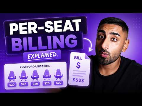 Per-Seat Billing in B2B apps for Dummies (Beginner Next.js Tutorial with AI)