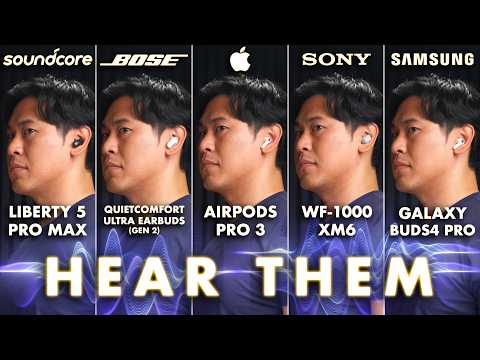 EPIC AUDIO ENGINEER COMPARISON: soundcore Liberty 5 Pro Max, AirPods Pro 3, Sony XM6, Bose, Samsung