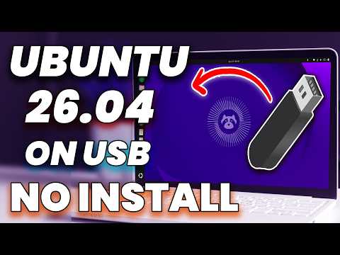 Run Ubuntu 26.04 Directly From USB (No Install Needed!)