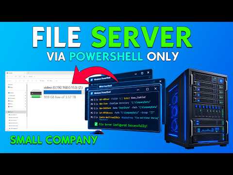 Turn Windows 11 Into a Pro File Server (PowerShell Only!)