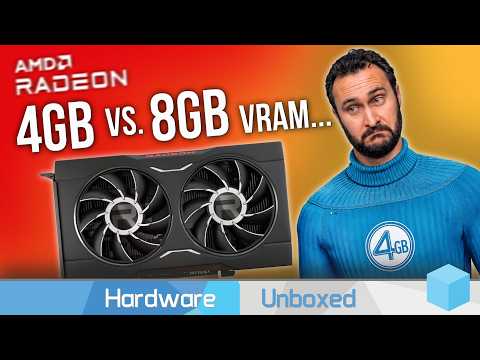 VRAM Benchmark 4GB vs. 8GB @ 1080p