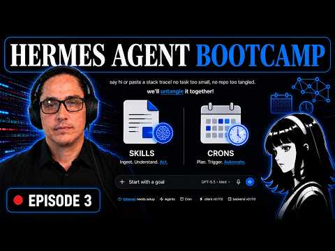 Automate your Hermes Agent Team (Bootcamp Ep3)