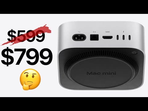 Mac mini Price Hike Makes Room For...