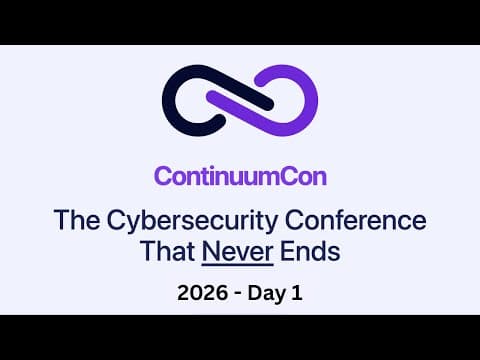 ContinuumCon 2026 - Day 1