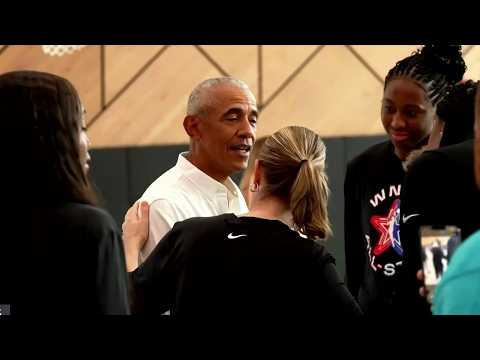 Obama se encuentra con jugadoras de la WNBA