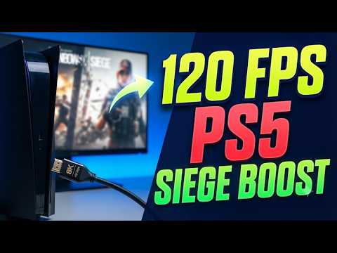 HOW TO GET 120FPS ON PS5 RAINBOW SIX SIEGE
