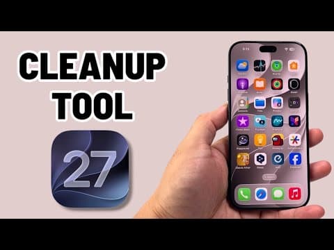 How To Use Clean Up Tool For iPhone Photos (iOS 27)