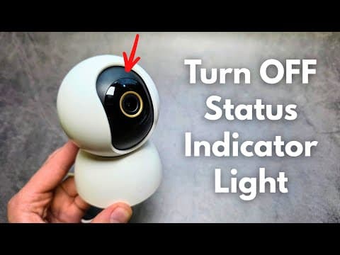 Xiaomi Mi Camera - Turn OFF Status Indicator Light - 360 C200 C201 C300 C301 C400 C500 C100 C700 2K
