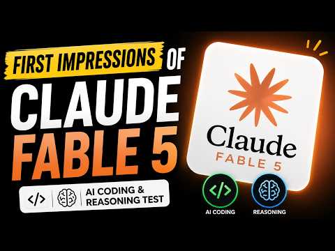 First Impressions of Claude Fable 5 | AI Coding & Reasoning Test