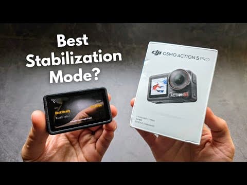 DJI Osmo Action 5 Pro - Which is the Best Stabilization Mode? RockSteady, RockSteady + , Horizon