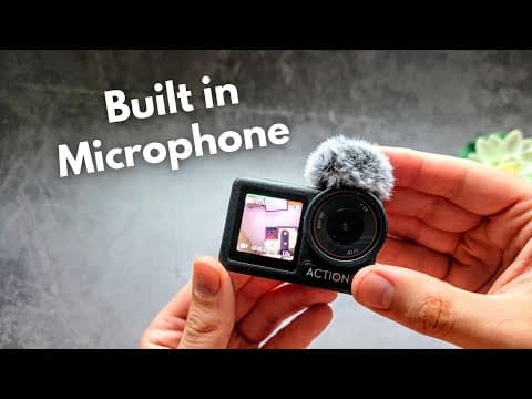 Do DJI Osmo Action Cameras have Built in Microphone? Action 6, 5 Pro, 4, 3, 2 ,1