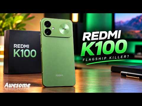 Redmi K100 FIRST LOOK! 10,000mAh Battery & 185Hz Display! 🔥