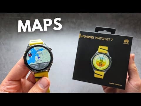 Huawei Watch GT 7 MAPS - Full Overview , Download More Maps & How to Use Maps / Navigation