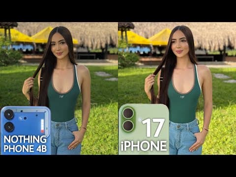 Nothing Phone 4B VS iPhone 17 Camera Test