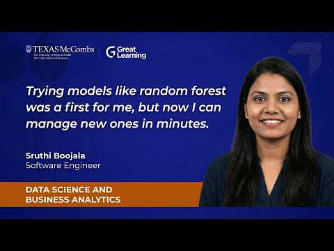 Data Science with Generative AI Program Review by Sruthi, Software Engineer