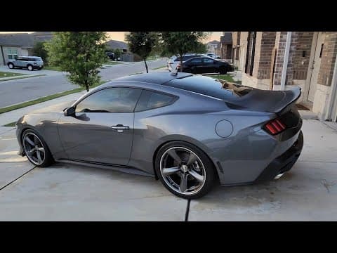2026 Ford Mustang Ecoboost - OEM Weather Floor Mat installation!