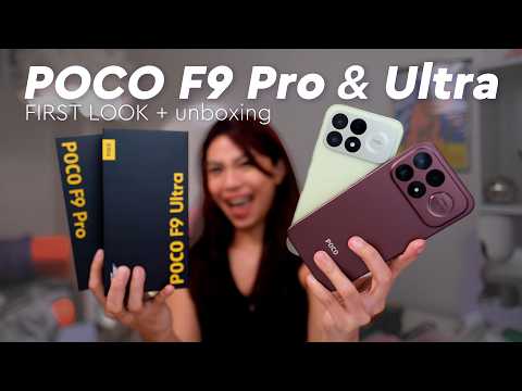 POCO F9 Pro // POCO F9 Ultra FIRST LOOK + unboxing!