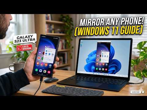 How to SHARE Mobile Screen to Laptop/PC in 2026 - Easy SCREEN MIRRORING
