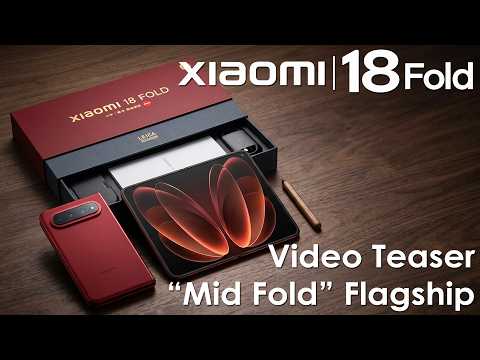 Xiaomi 18 Fold Official Video Teaser! The New “Mid Fold” Flagship Explained