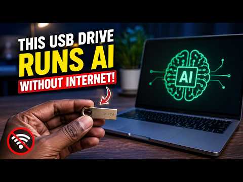 This USB Drive Runs AI Without Internet!