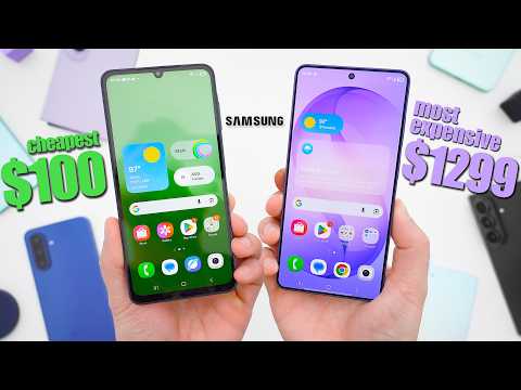 Cheapest vs. Most Expensive Samsung Phone in 2026!