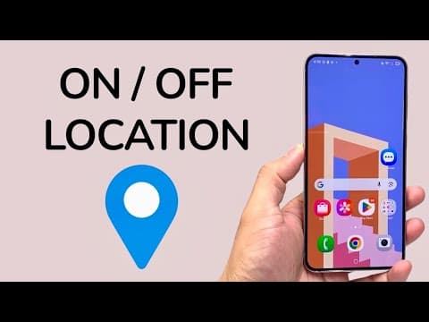 How To Turn ON / OFF Location Services On Android Phone