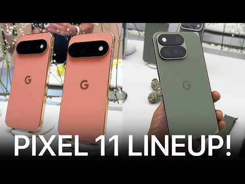 Google Pixel 11 Pro/11 Pro XL, 11 Pro Fold, Pixel Watch 5 & Pixel Tag - First Impressions!