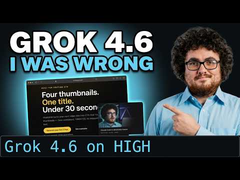 I Was WRONG About Grok 4.6 + OpenCode: Full SaaS Built INSTANTLY