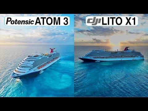 Potensic Atom 3 Vs DJI Lito X1 Camera Test Comparison